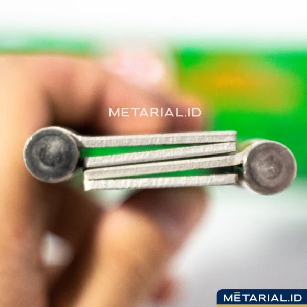 Engsel Tebal Bearing Stainless 4" Inch FAVE | Pintu Jendela Silver Stenlis Anti Karat (LAHAR KUAT) - Gambar 3