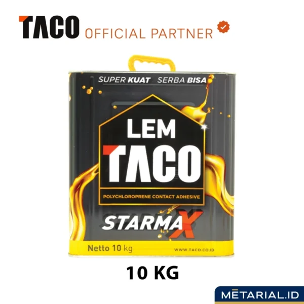 Lem TACO StarMax Serba Guna 10 Kg & 2.5 KG Lem Kuning HPL Karpet Kayu Vinyl | Perabot - PREMIUM